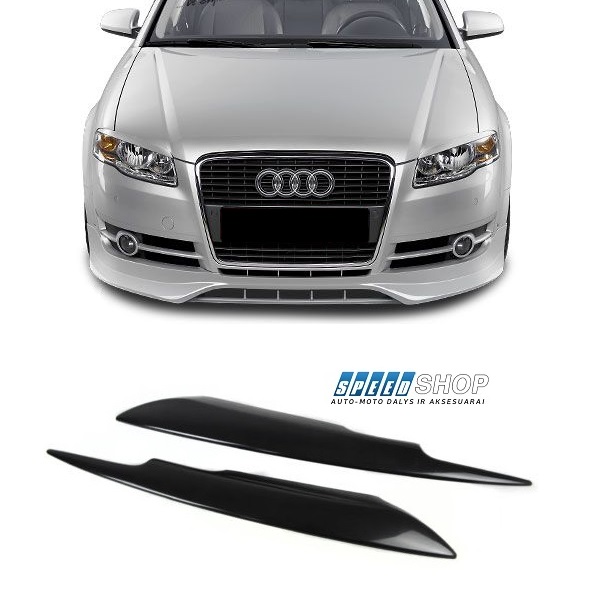 Audi A4 B7 priekinių žibintų apdaila